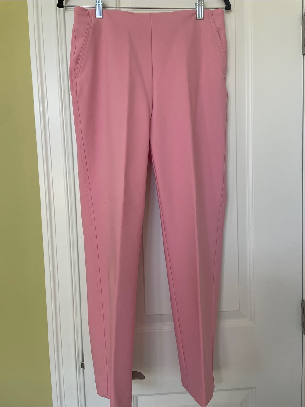 Rachel Zoe Pink Straight-Leg Tailored Pants